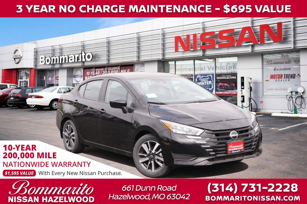 New 2025 Nissan Versa SV w/ Trunk Package