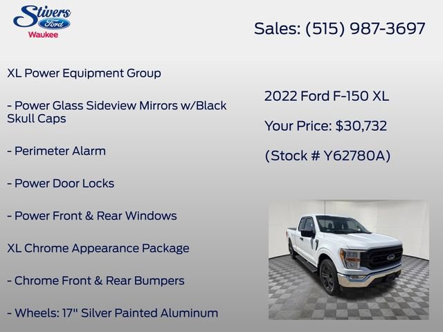 Certified 2022 Ford F150 XL w/ Equipment Group 101A High AWD/4WD image 16