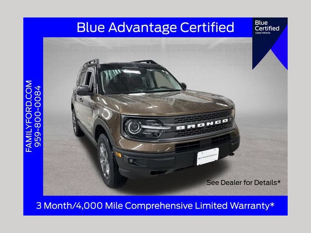 Certified 2022 Ford Bronco Sport Badlands w/ Premium Package