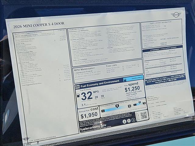 New 2026 MINI Cooper S image 18