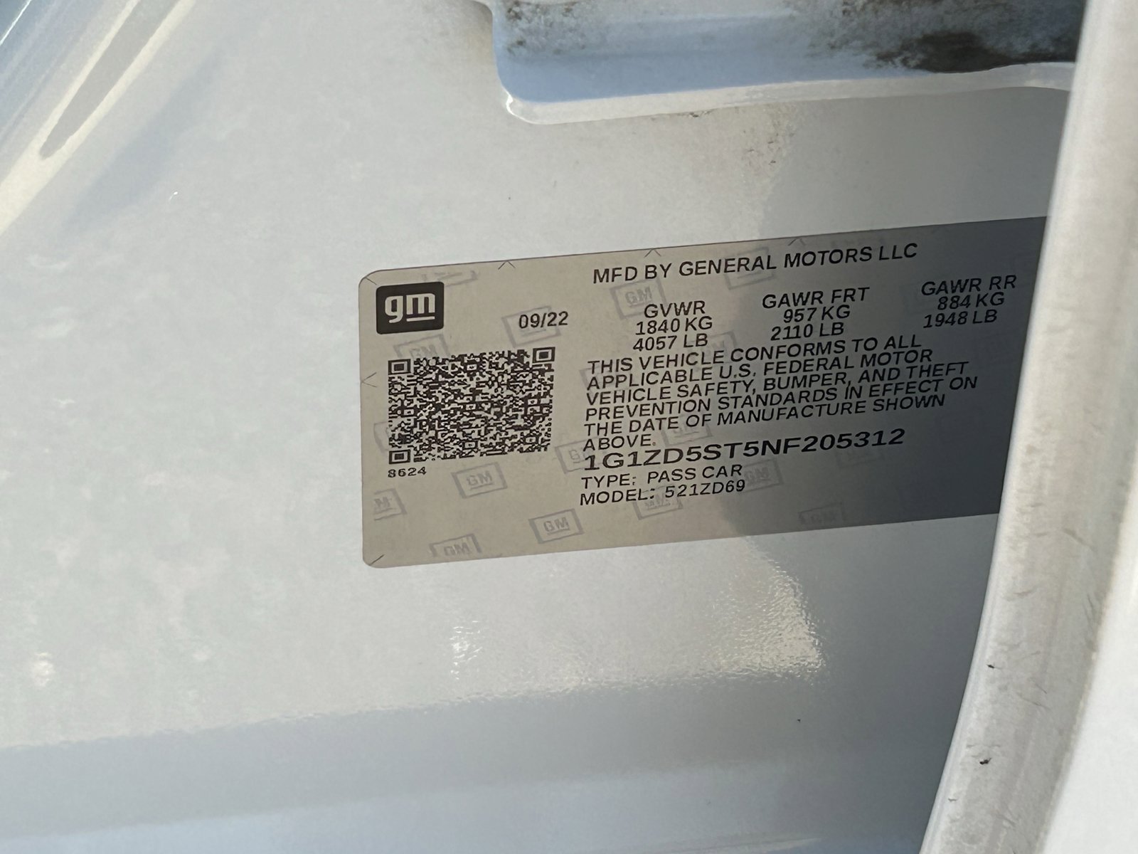 Certified 2022 Chevrolet Malibu LT FWD image 33