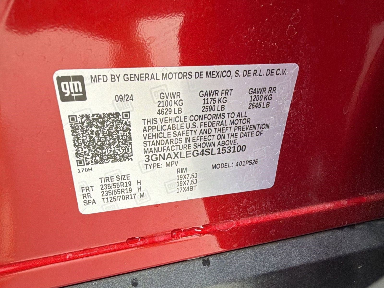 Used 2025 Chevrolet Equinox RS w/ Safety and Technology Package image 20