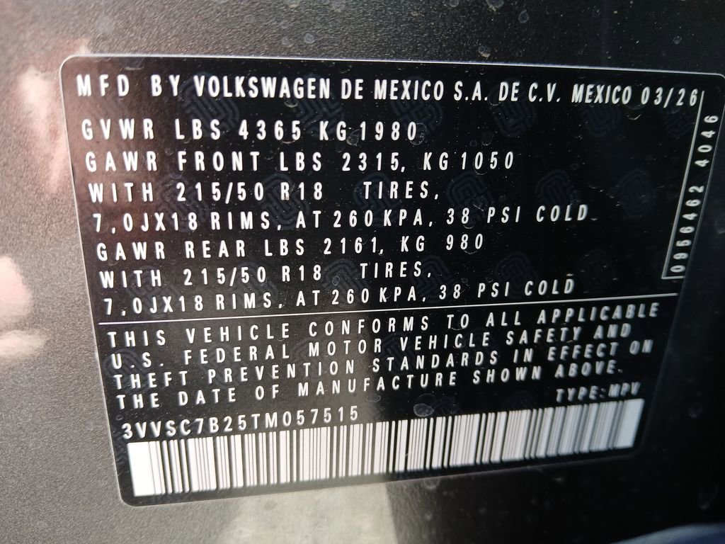 New 2026 Volkswagen Taos SE image 28