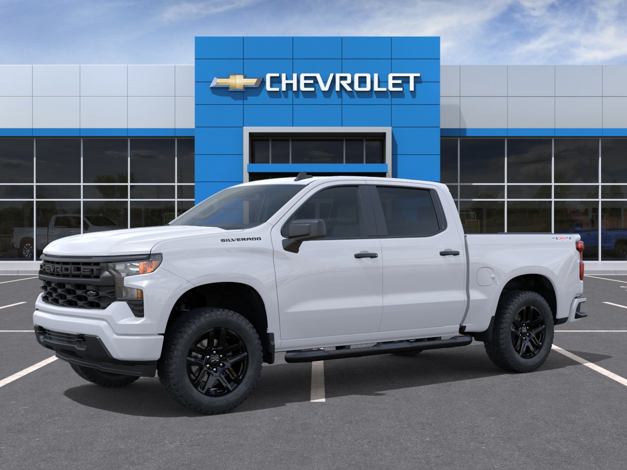 New 2026 Chevrolet Silverado 1500 Custom w/ Turbomax Blackout Package AWD/4WD image 29