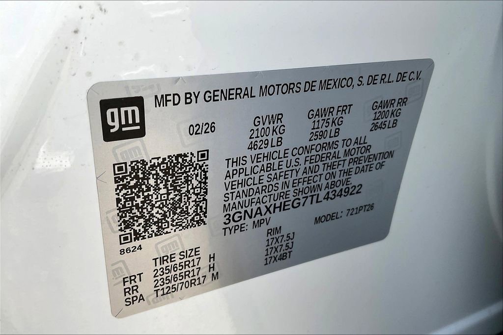 New 2026 Chevrolet Equinox LT w/ Safety and Technology Package image 13