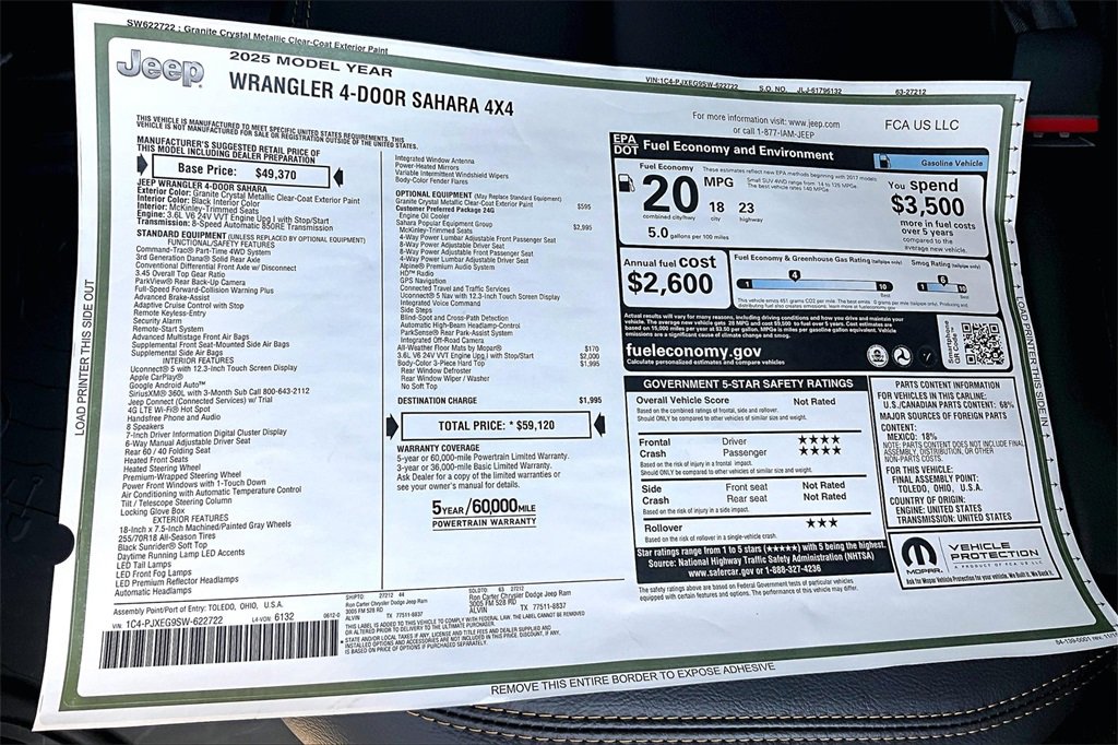 New 2025 Jeep Wrangler Sahara image 22