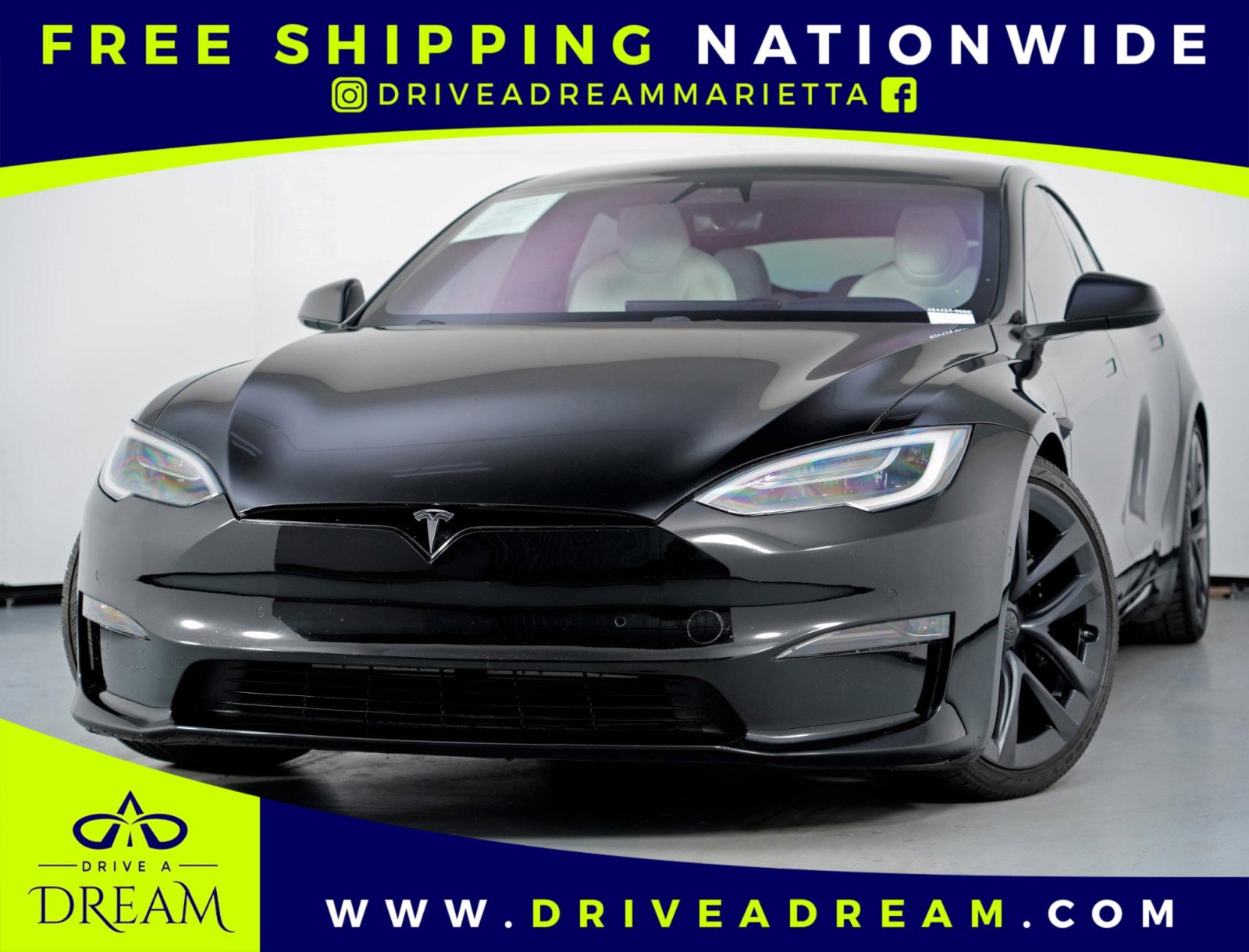 Used 2021 Tesla Model S Plaid AWD/4WD image 1