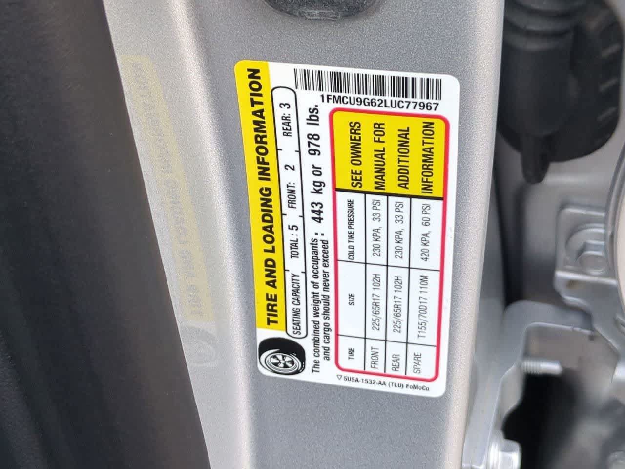 Used 2020 Ford Escape SE AWD/4WD image 35