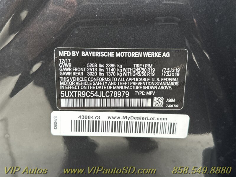 Used 2018 BMW X3 xDrive30i AWD/4WD image 44
