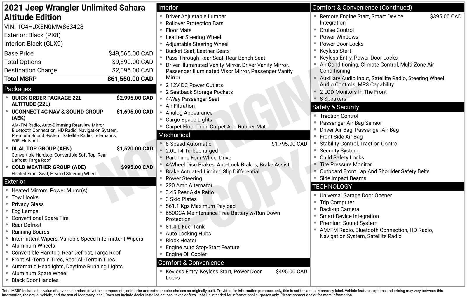 Used 2021 Jeep Wrangler Unlimited Sahara image 4