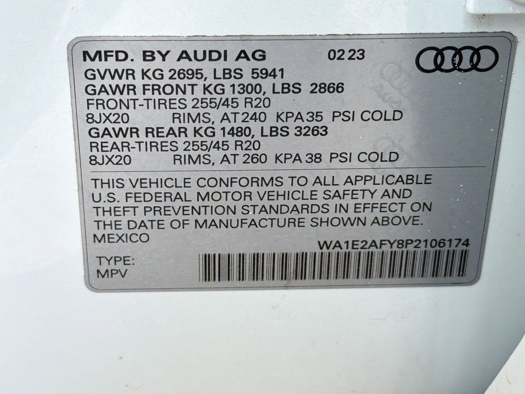 Used 2023 Audi Q5 e Premium Plus w/ Premium Plus Package AWD/4WD image 20