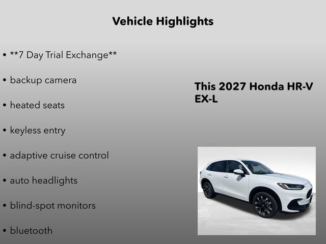 New 2027 Honda HR-V EX-L image 5