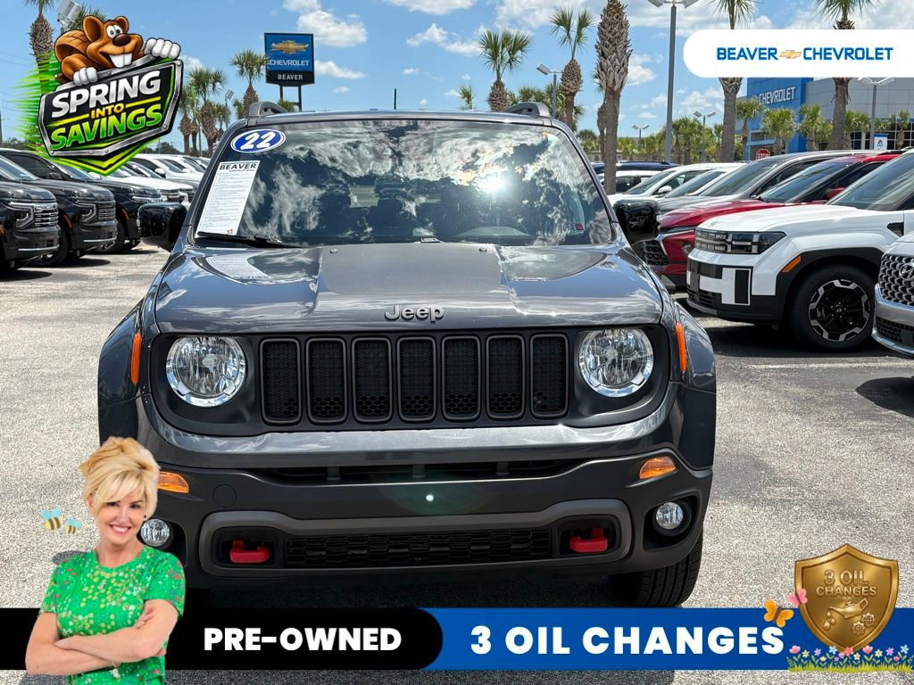 Used 2022 Jeep Renegade Trailhawk w/ Trailer Tow Group AWD/4WD image 3