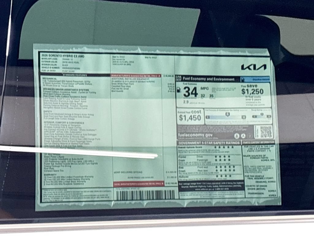 New 2026 Kia Sorento EX AWD/4WD image 24