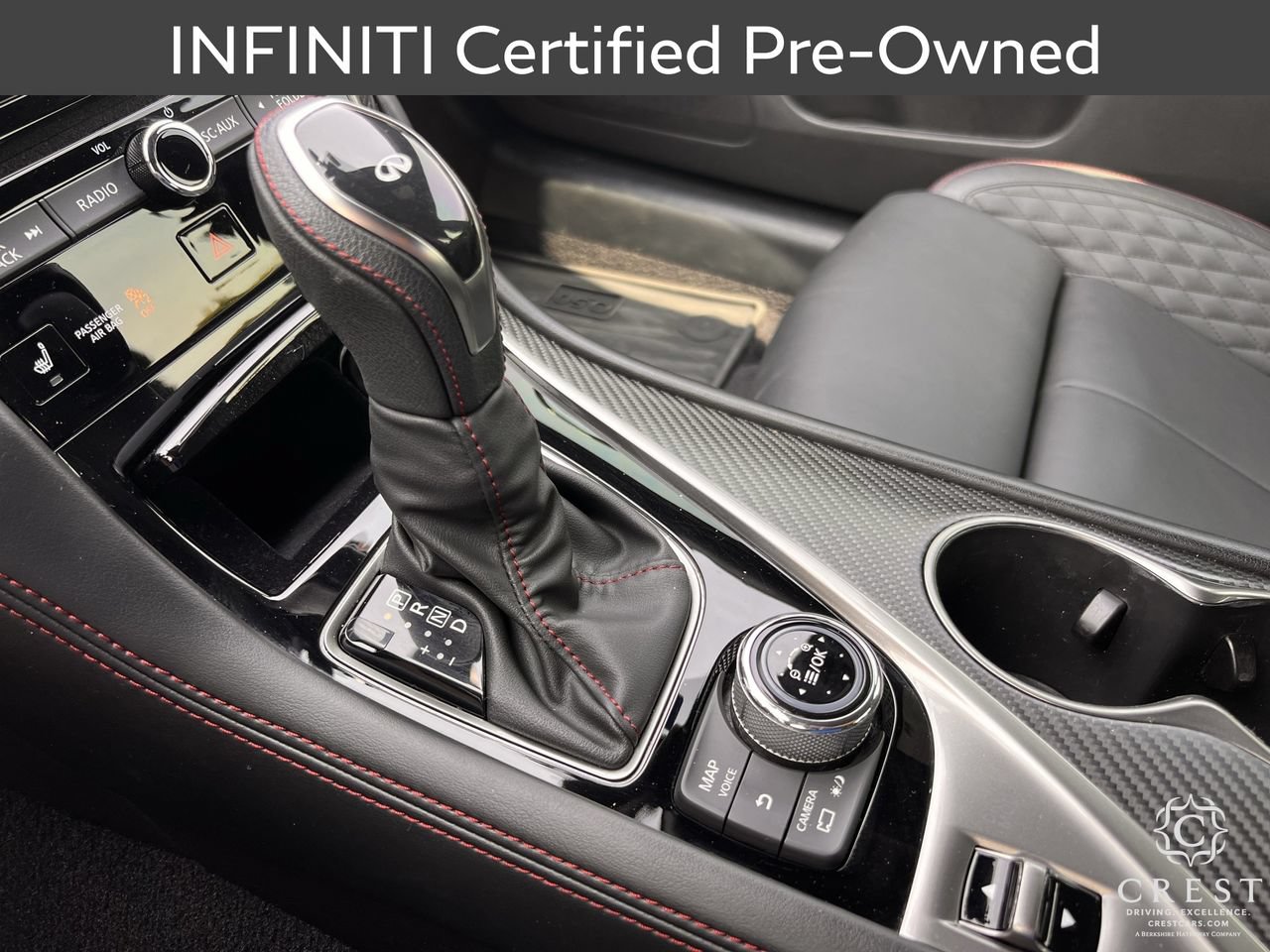 Certified 2023 INFINITI Q50 Red Sport 400 w/ Black Opal Edition RWD image 20