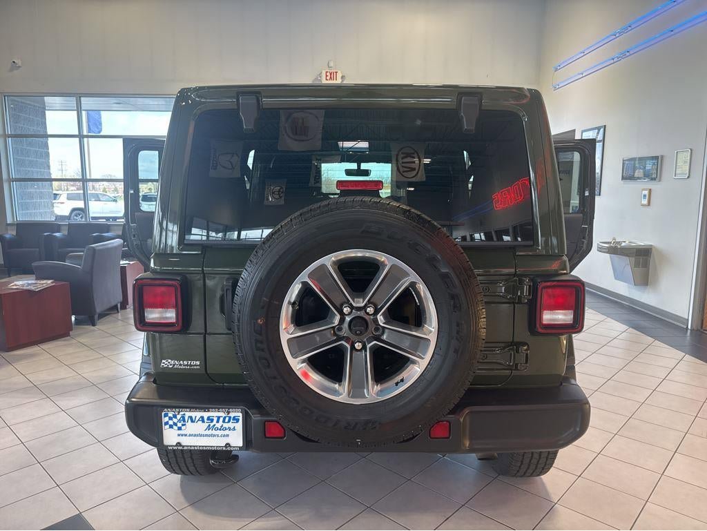 Used 2021 Jeep Wrangler Unlimited Sahara w/ Uconnect 4C Nav & Sound Group AWD/4WD image 10