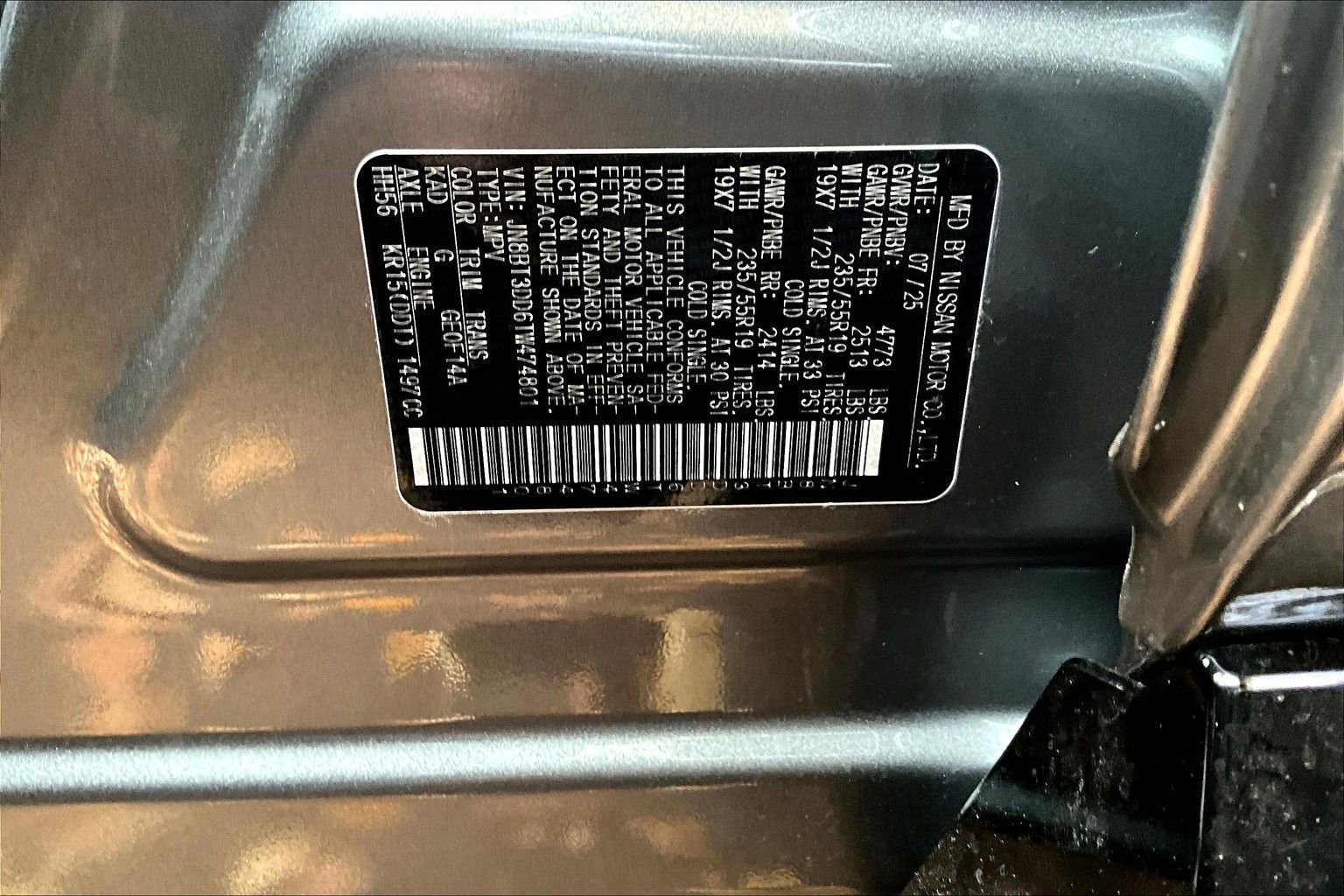 New 2026 Nissan Rogue Platinum image 14