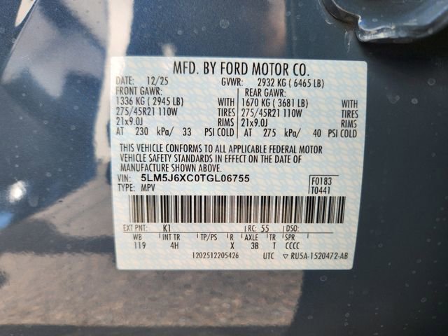 New 2026 Lincoln Aviator AWD w/ Jet Appearance Package image 23