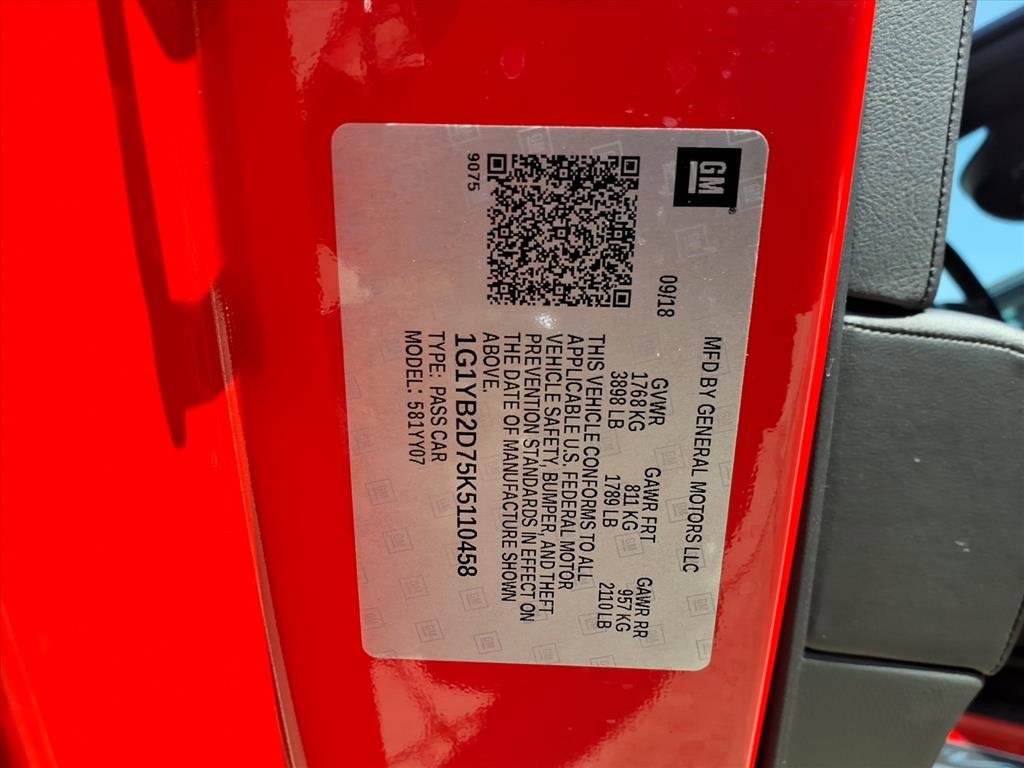 Used 2019 Chevrolet Corvette Stingray Coupe w/ 1LT image 25