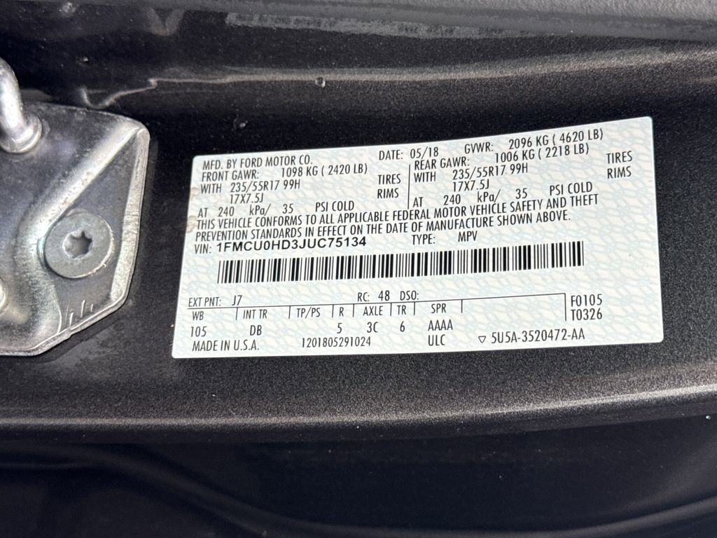 Used 2018 Ford Escape SEL FWD image 29