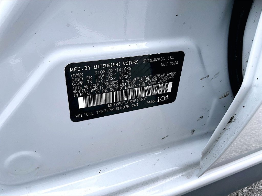 Used 2024 Mitsubishi Mirage G4 ES FWD image 35
