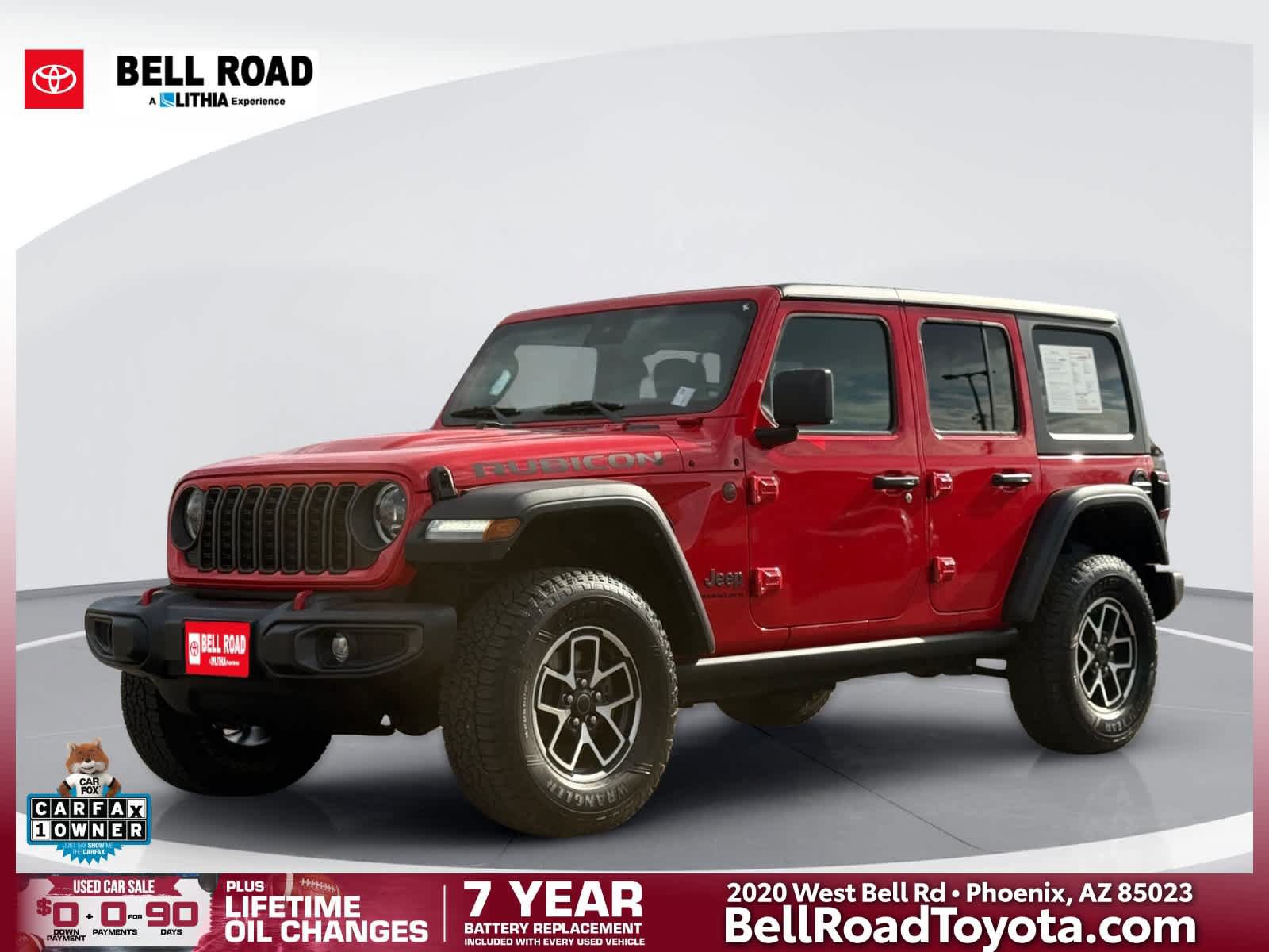 Used 2024 Jeep Wrangler Unlimited Rubicon AWD/4WD image 1