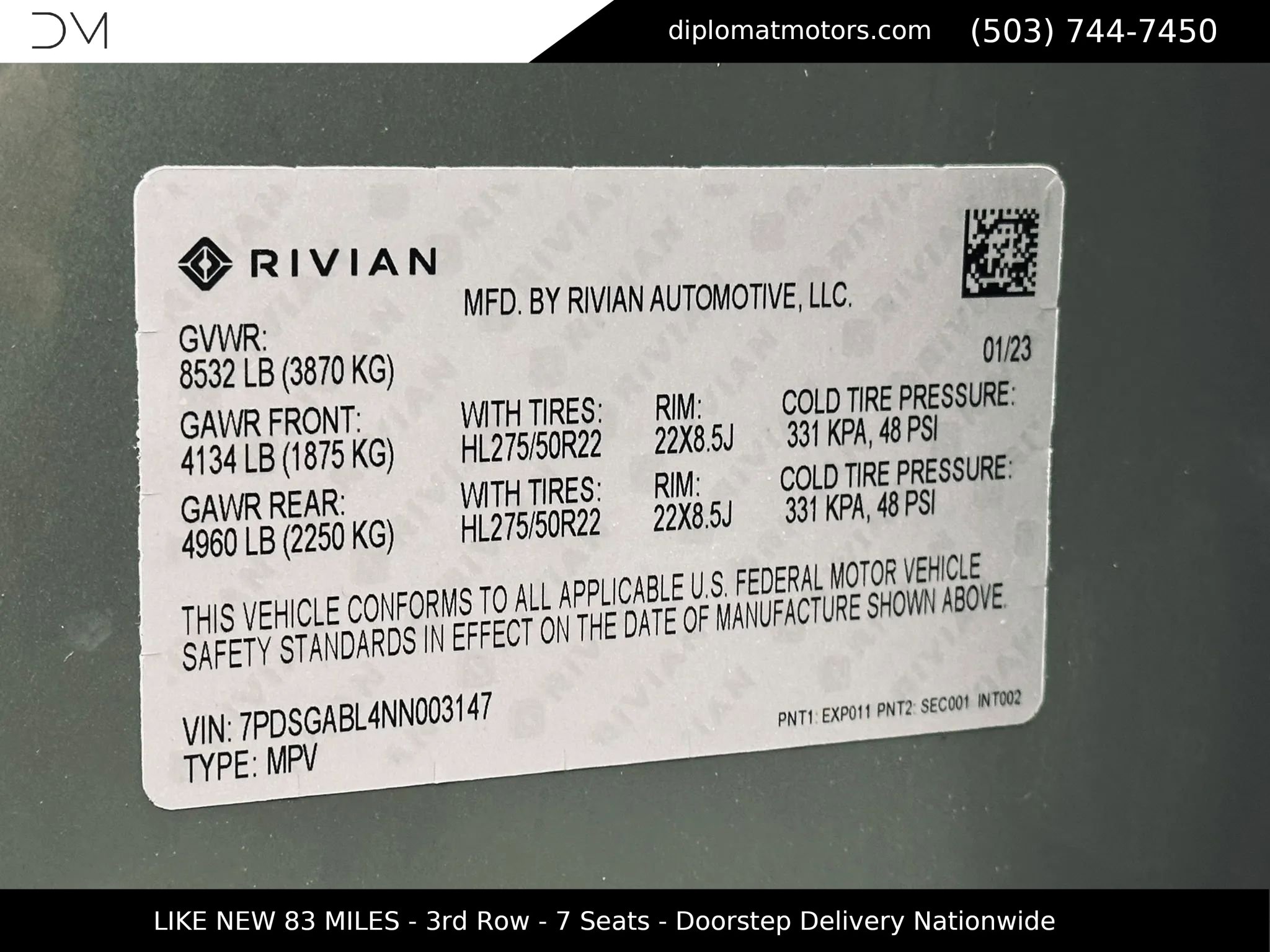 Used 2022 Rivian R1S Launch Edition AWD/4WD image 54