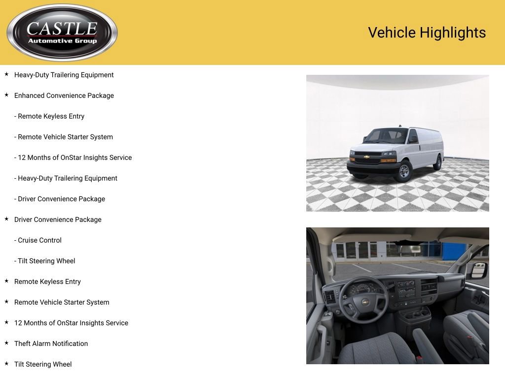 New 2025 Chevrolet Express 2500 Extended w/ Enhanced Convenience Package image 3