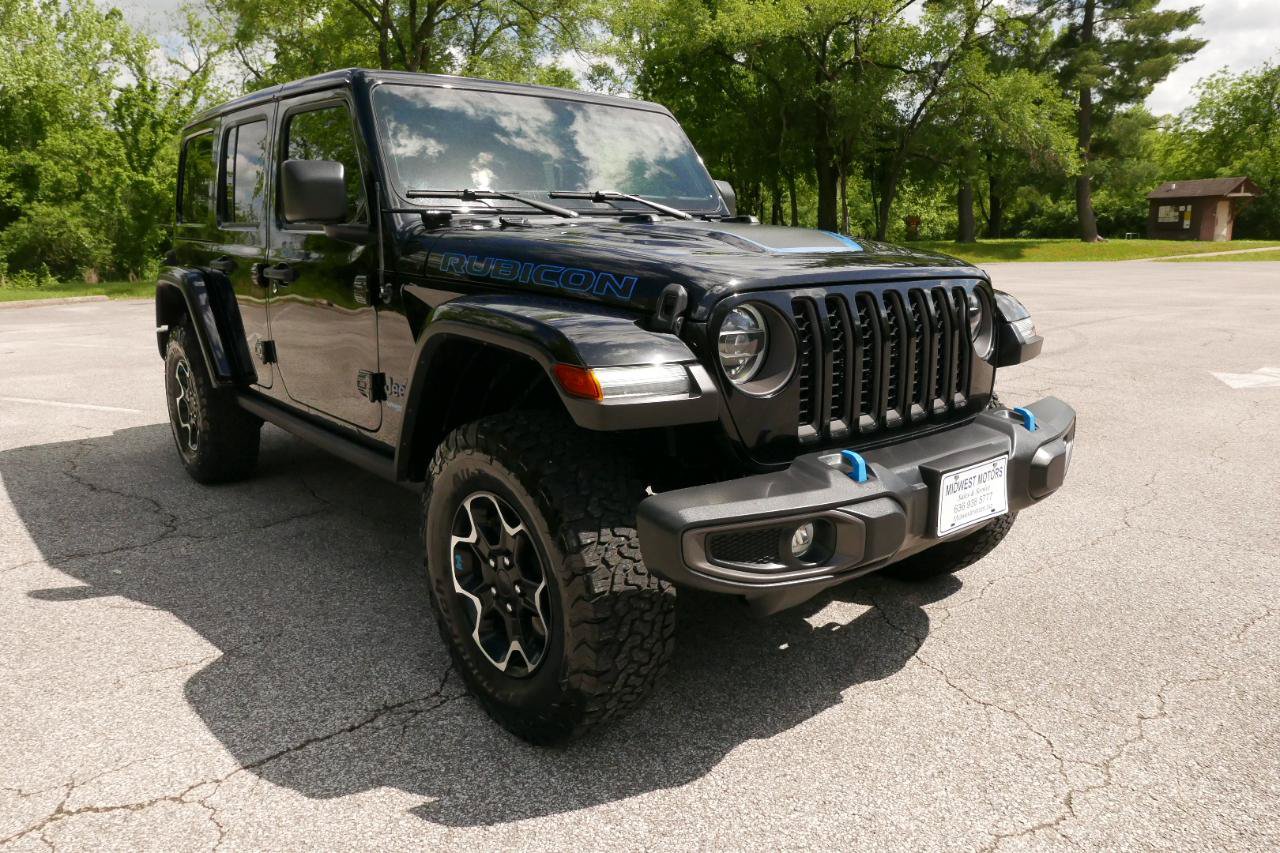 Used 2021 Jeep Wrangler Unlimited Rubicon 4xe w/ Cold Weather Group AWD/4WD image 4