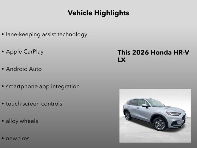 New 2026 Honda HR-V LX image 10