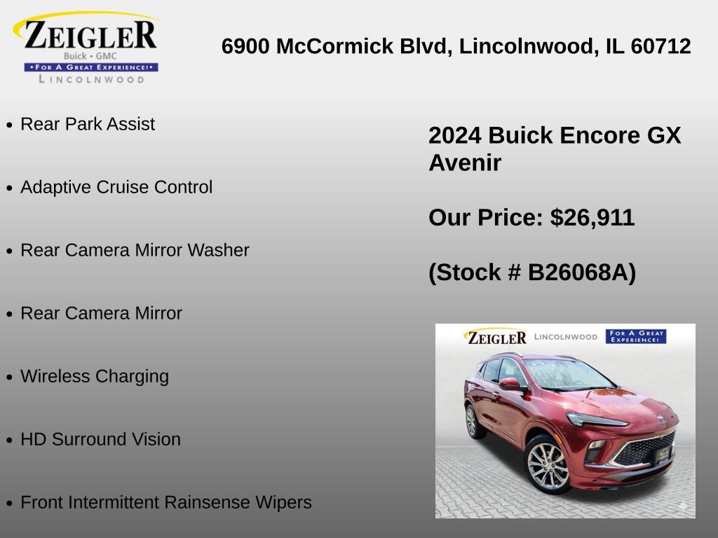 Used 2024 Buick Encore GX Avenir w/ Avenir Technology Package AWD/4WD image 18