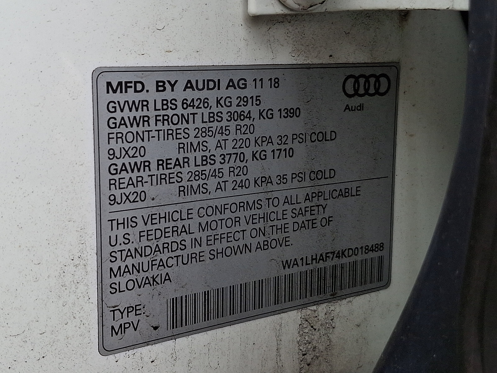 Used 2019 Audi Q7 2.0T Premium Plus w/ Premium Plus Package AWD/4WD image 25