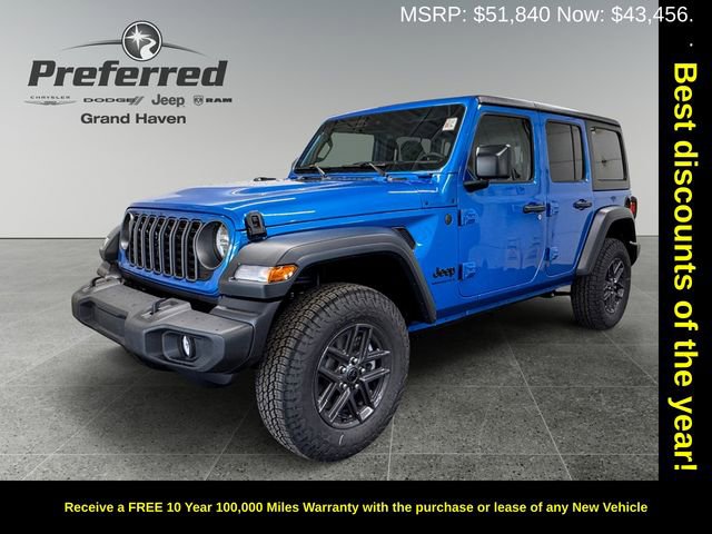 New 2025 Jeep Wrangler Sport S