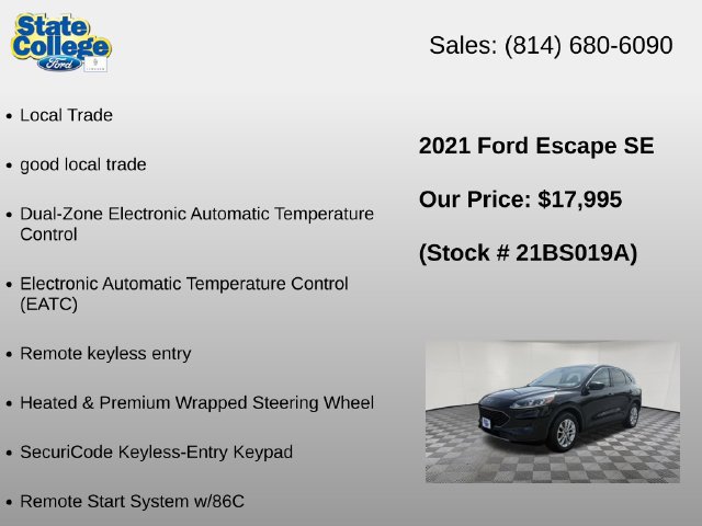 Used 2021 Ford Escape SE w/ Convenience Package AWD/4WD image 18