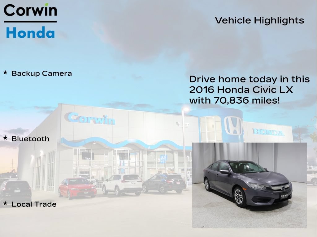 Used 2016 Honda Civic LX image 6