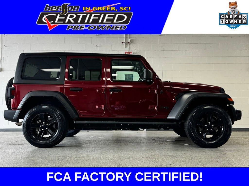 Certified 2022 Jeep Wrangler Unlimited Sport image 1