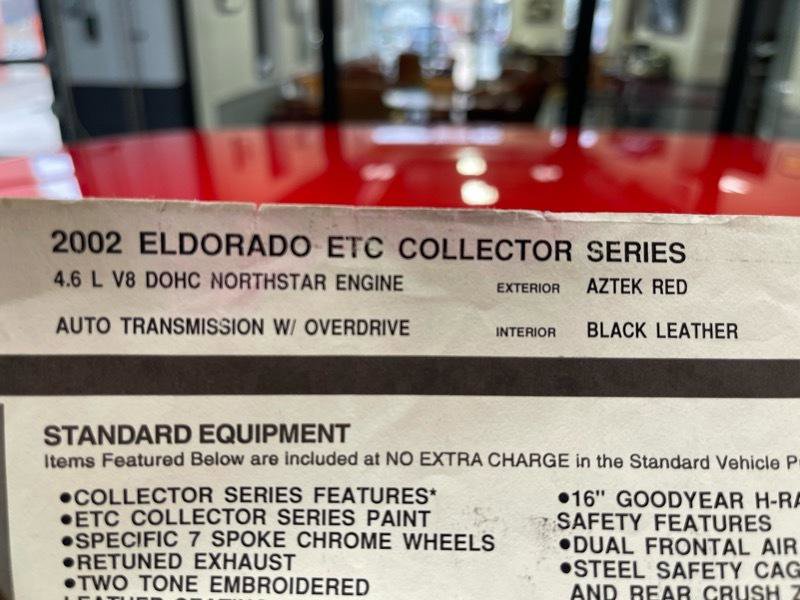 Used 2002 Cadillac Eldorado Collector's Edition image 40