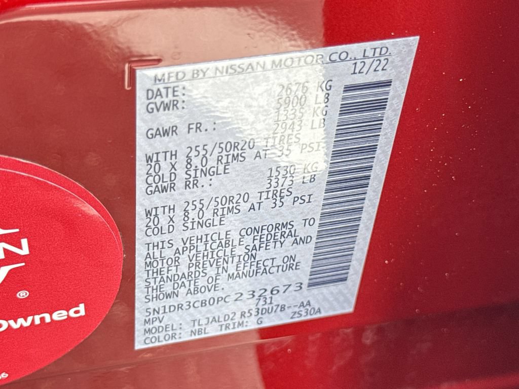 Certified 2023 Nissan Pathfinder SL w/ SL Premium Package FWD image 44