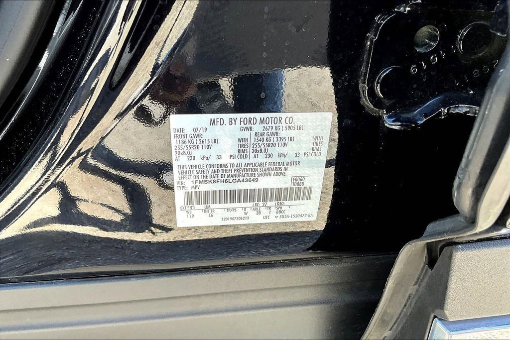 Used 2020 Ford Explorer Limited w/ Class III Trailer Tow Package image 21