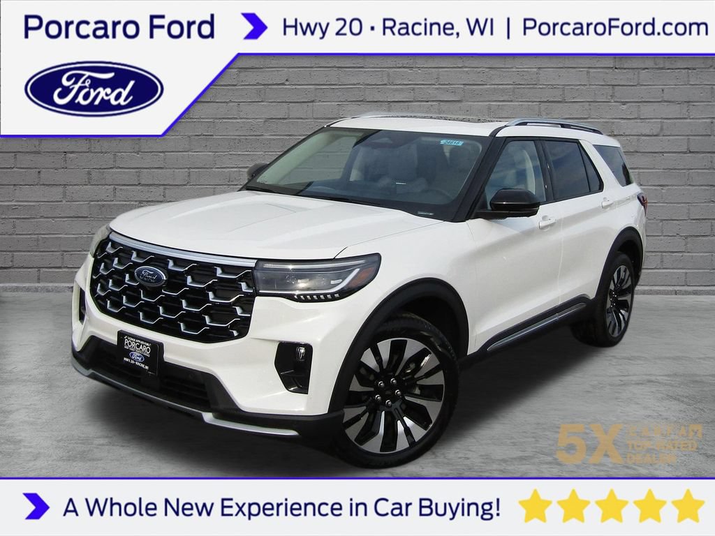 New 2026 Ford Explorer Platinum w/ LUX Leather Package AWD/4WD 360° Tour