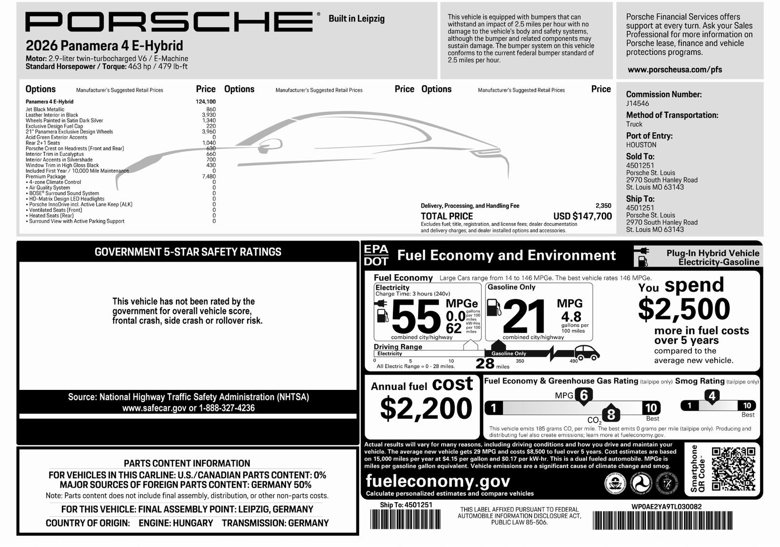 New 2026 Porsche Panamera 4 image 33