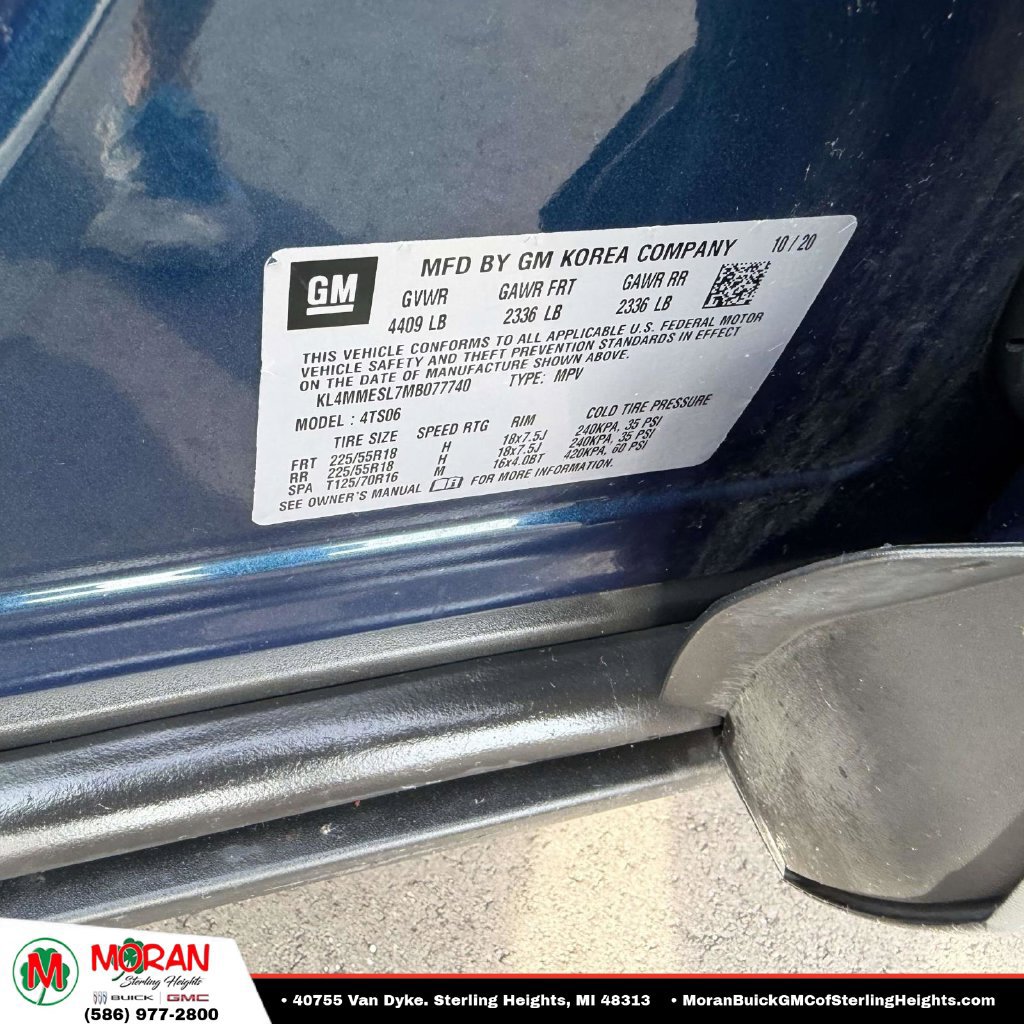Certified 2021 Buick Encore GX Select AWD/4WD image 32