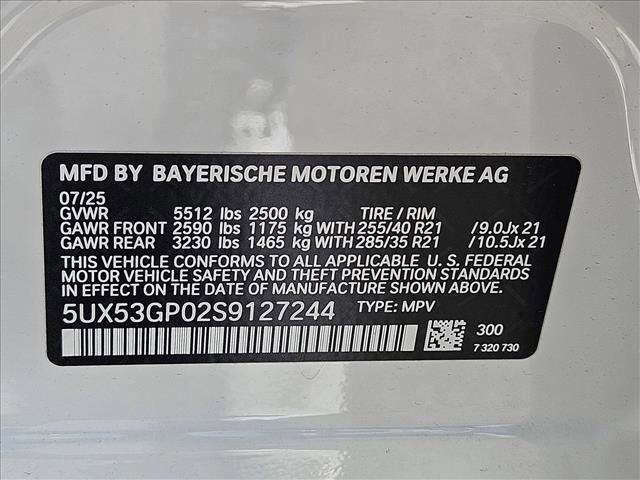 New 2025 BMW X3 xDrive30i w/ M Sport Package image 18