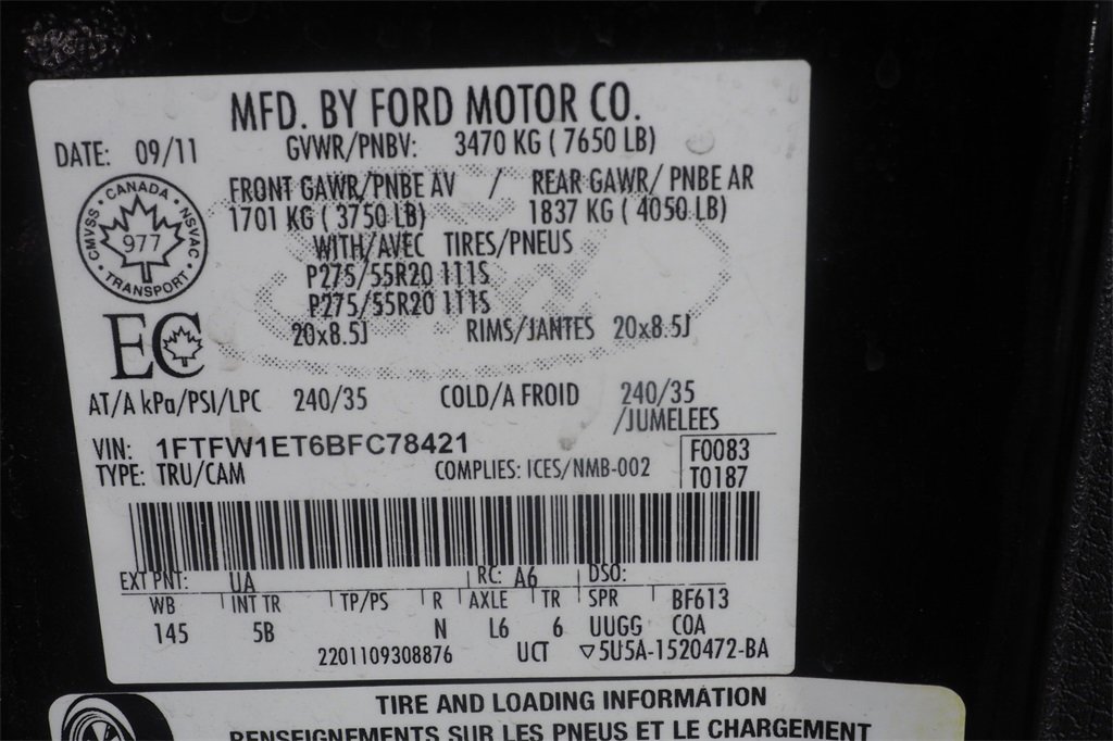 Used 2011 Ford F150 FX4 w/ FX Luxury Pkg image 31