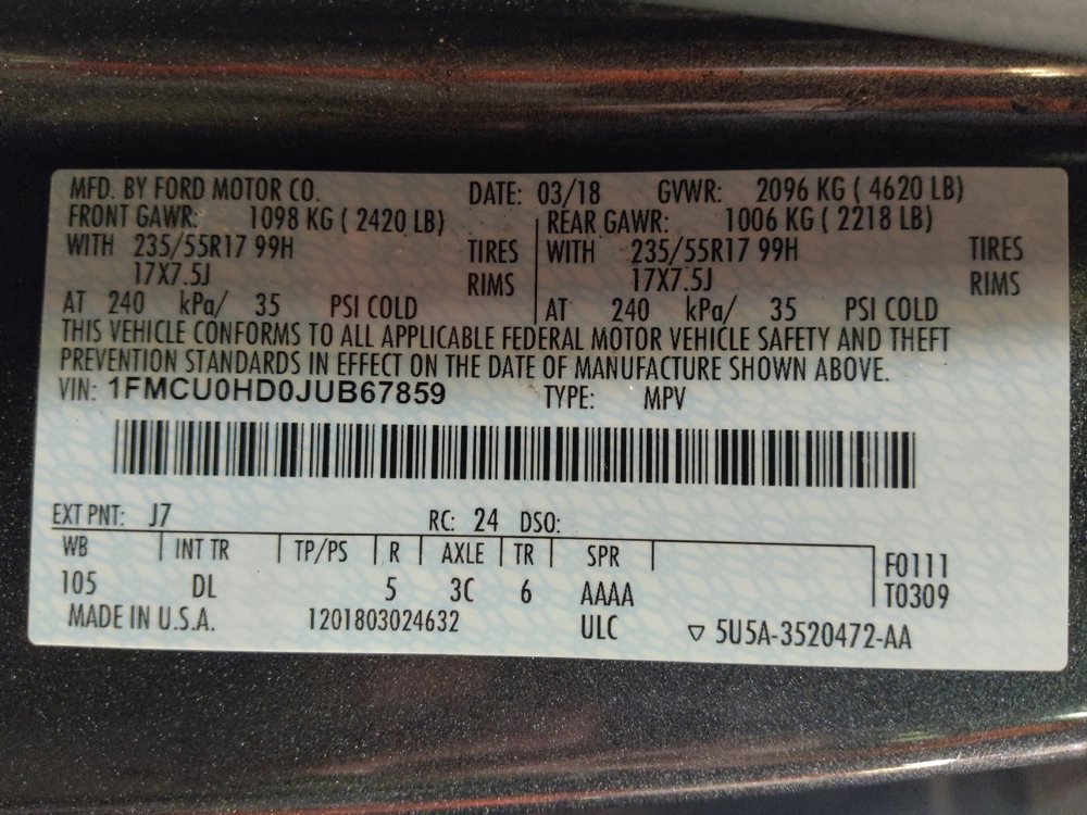 Used 2018 Ford Escape SEL image 33