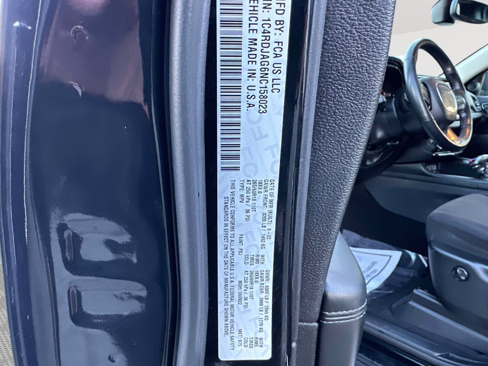 Used 2022 Dodge Durango SXT image 36