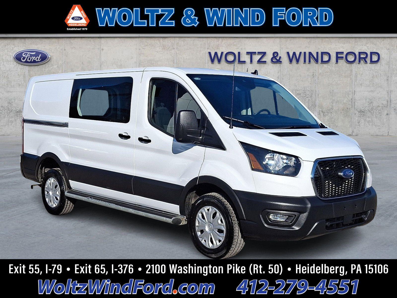Certified 2024 Ford Transit 250 Low Roof w/ Exterior Upgrade Package