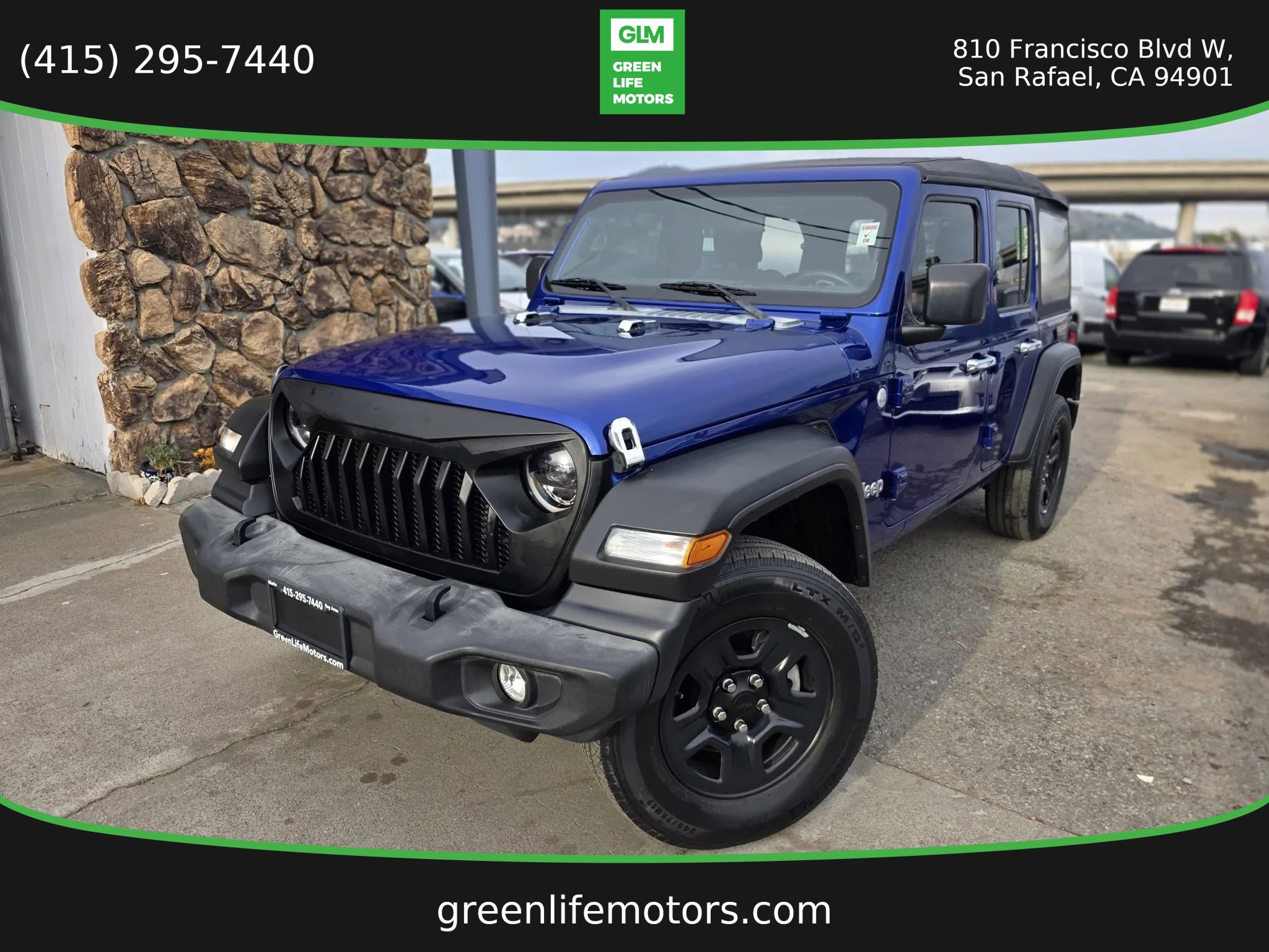 Used 2020 Jeep Wrangler Unlimited Sport image 1