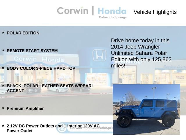 Used 2014 Jeep Wrangler Unlimited Sahara image 7