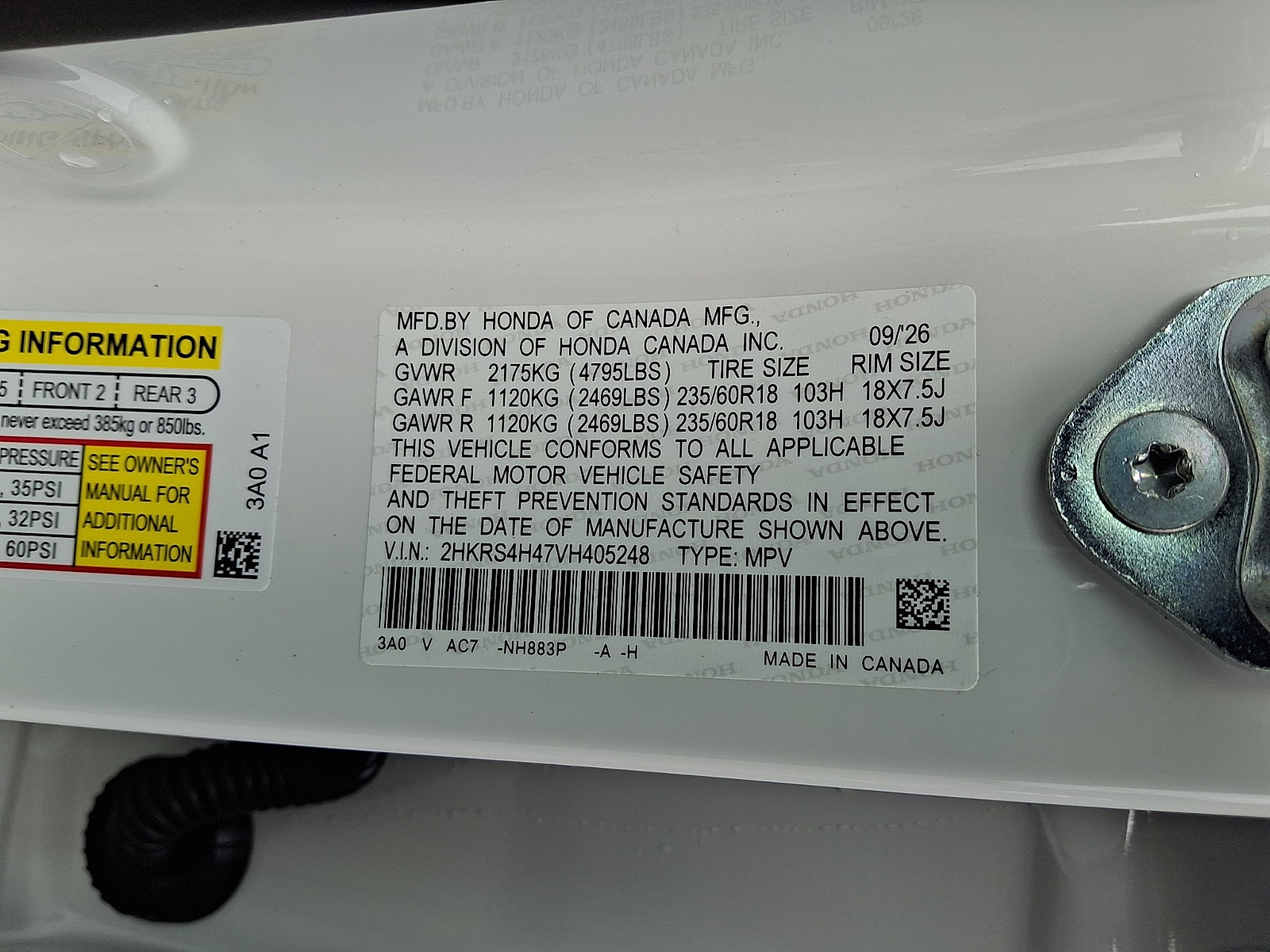 New 2027 Honda CR-V EX image 10